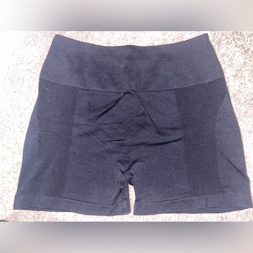 Black High-Waisted Shorts